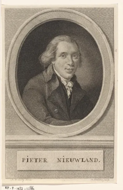 Portret van Pieter Nieuwland
