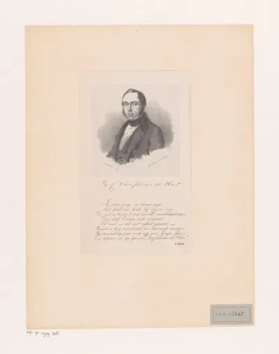 Portret van Pieter Otto Coenraad Vorsselman de Heer