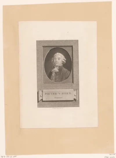 Portret van Pieter 't Hoen