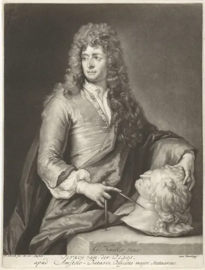 Portret van Pieter van der Plas