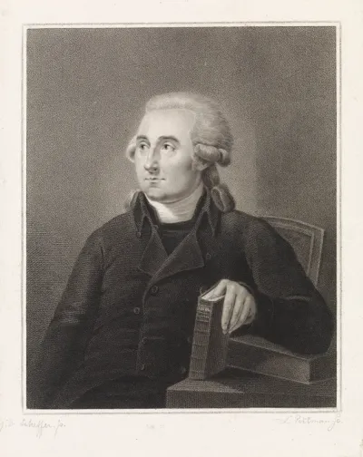 Portret van Pieter Weiland, taalkundige en remonstrants predikant