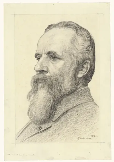 Portret van Pieter Wilhelm Adriaan Cort van der Linden