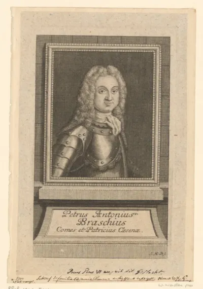 Portret van Pietro Antonio Braschi