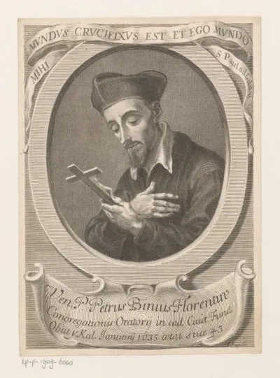 Portret van Pietro Bini op 43-jarige leeftijd