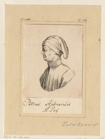 Portret van Pietro d'Abano