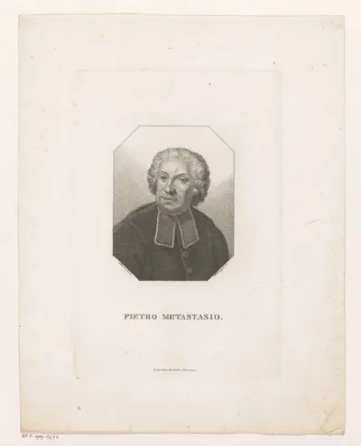 Portret van Pietro Metastasio