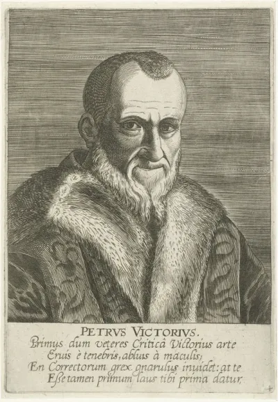 Portret van Pietro Vettori