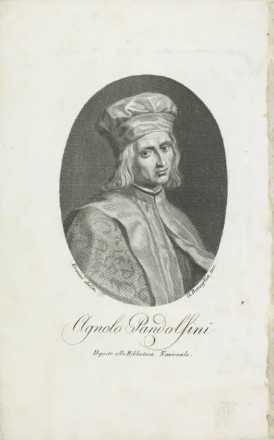 Portret van politicus Agnolo Pandolfini
