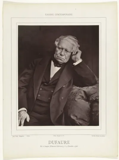 Portret van politicus Jules Dufaure
