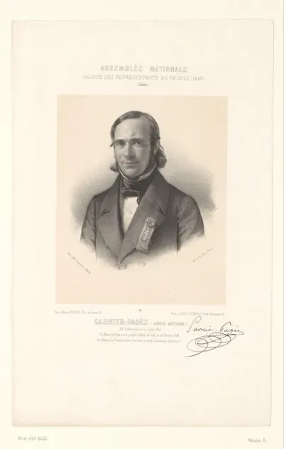 Portret van politicus Louis-Antoine Garnier-Pagès