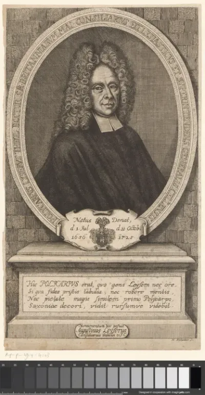 Portret van Polycarp Leyser
