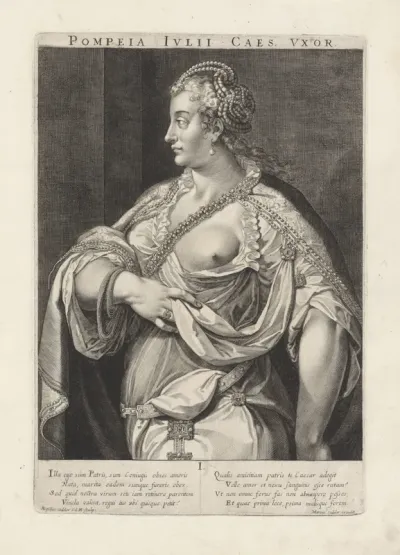 Portret van Pompeia Sulla