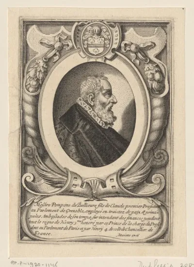 Portret van Pomponne de Bellièvre