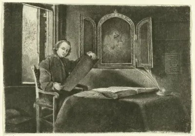 Portret van Ponce-François Copette als Abraham Francen