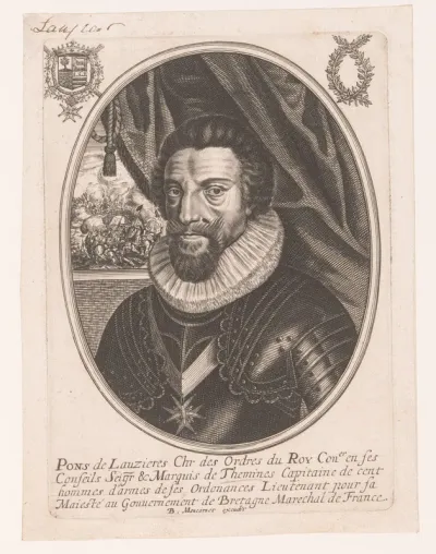 Portret van Pons de Lauzières-Thémines