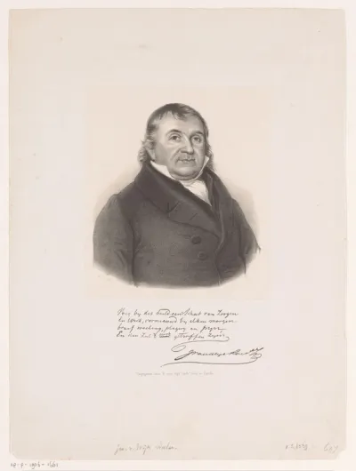 Portret van Portret van Jacobus van Wijk Roelandszoon