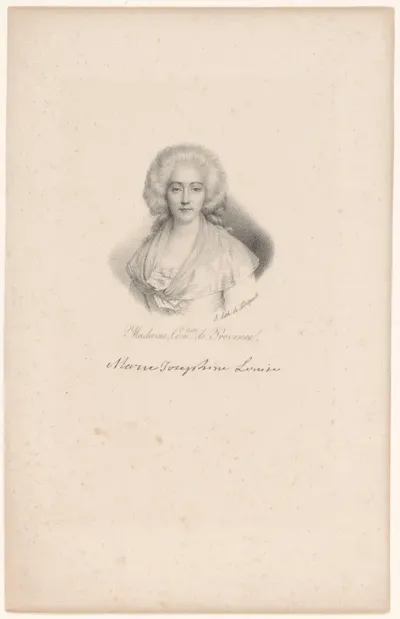 Portret van Portret van Maria Josephine van Savoye