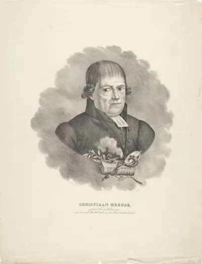 Portret van predikant Christiaan Meeuse