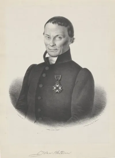 Portret van predikant Cornelis Johannes van Heusden