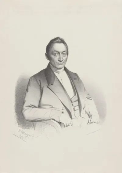Portret van predikant Herman Gerrit Jacobus van Doesburgh