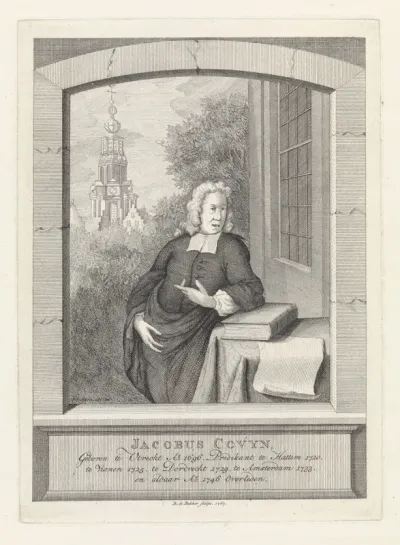 Portret van predikant Jacobus Covijn