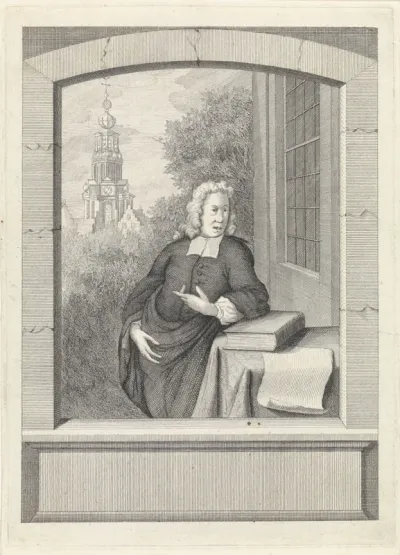 Portret van predikant Jacobus Covijn