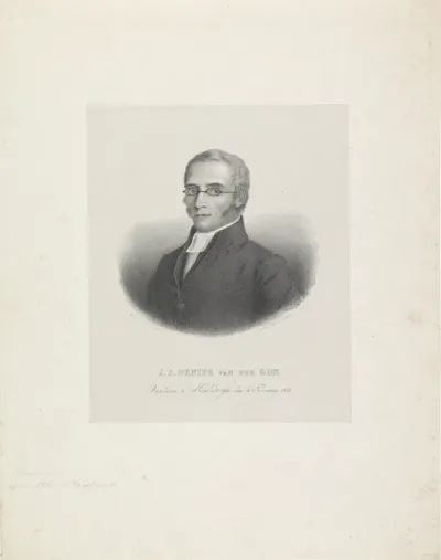 Portret van predikant Jan Jacob Denier van der Gon