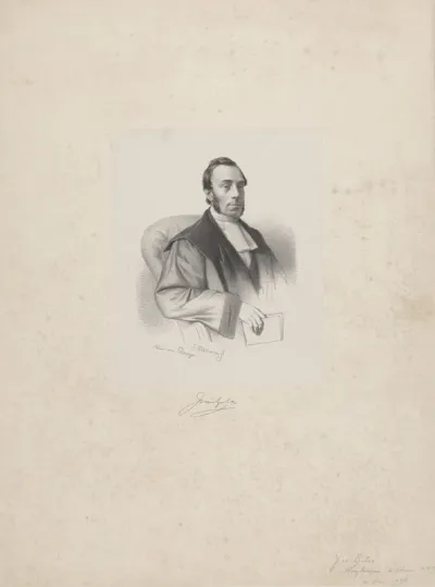 Portret van predikant Jan van Gilse