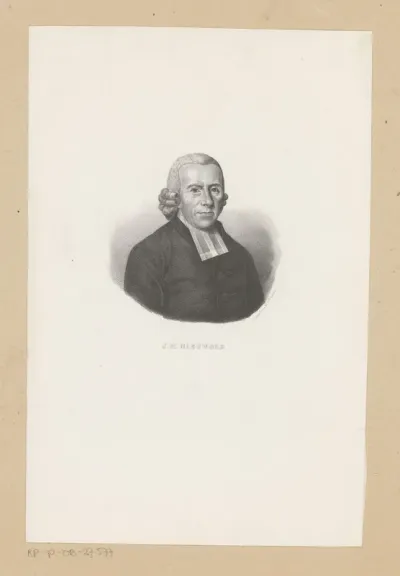 Portret van predikant Johannes Henricus Nieuwold