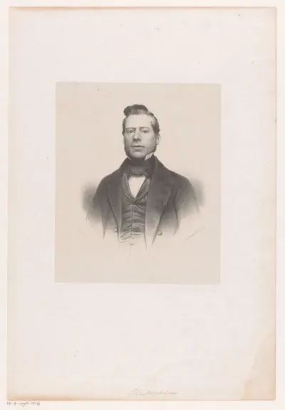 Portret van predikant Strutterheim