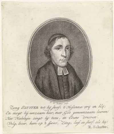Portret van predikant Willem Sluiter