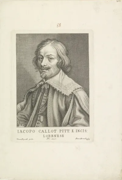 Portret van prentmaker Jacques Callot