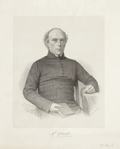 Portret van priester A.C. Quant