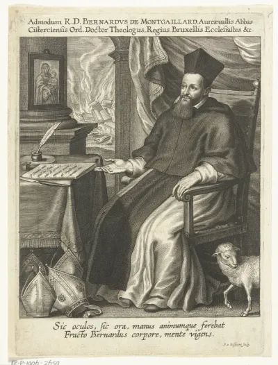 Portret van priester Bernard de Montgaillard