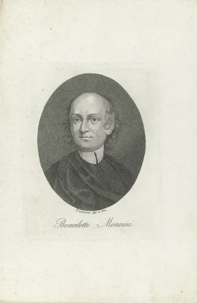 Portret van priester en dichter Benedetto Menzini