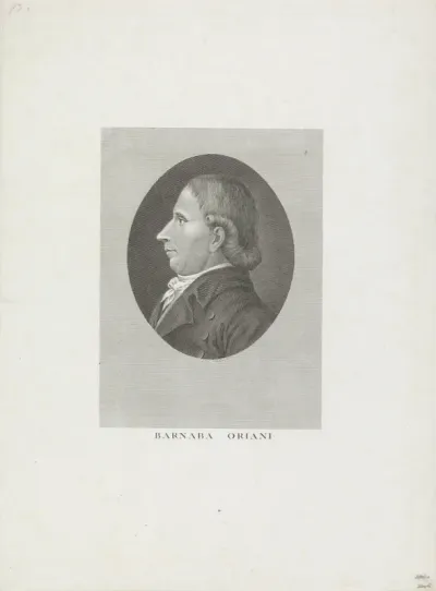 Portret van priester en wetenschapper Barnaba Oriani