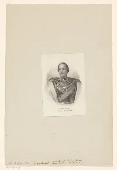 Portret van prins Adalbert Willem van Beieren