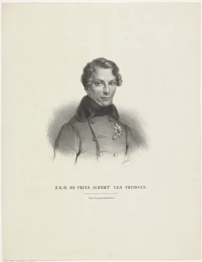 Portret van Prins Albert van Pruisen