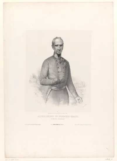 Portret van prins Alfred I zu Windisch-Graetz