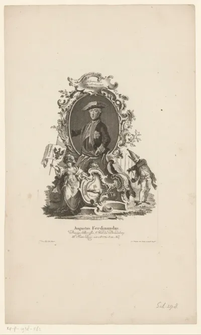 Portret van Prins August Ferdinand van Pruisen