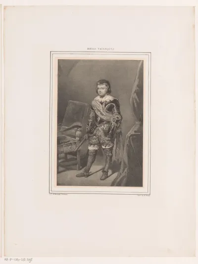 Portret van prins Balthasar Charles van Spanje