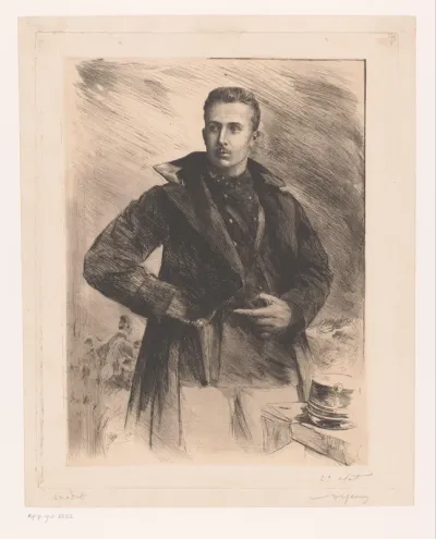 Portret van prins Boudewijn van België