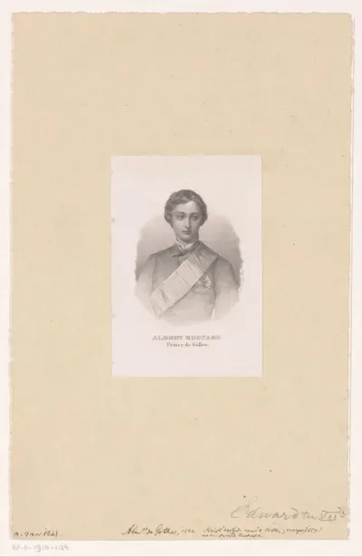 Portret van prins Eduard VII