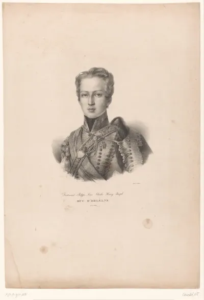 Portret van prins Ferdinand-Philippe d'Orléans