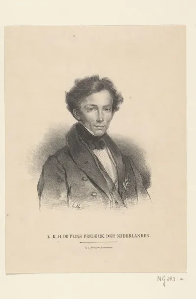 Portret van prins Frederik