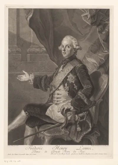 Portret van prins Friedrich Heinrich Ludwig van Pruisen