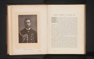Portret van prins George V