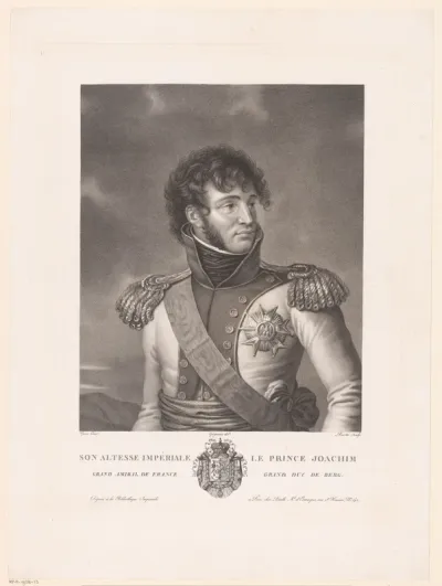 Portret van prins Joachim Murat