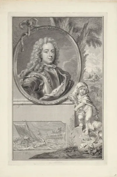 Portret van prins Johan Willem Friso van Oranje-Nassau