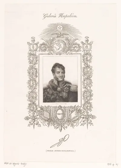 Portret van prins Józef Poniatowski